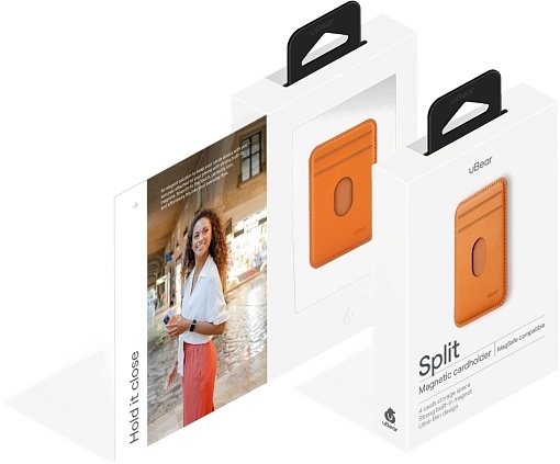 Чехол-бумажник uBear Split, эко-кожа