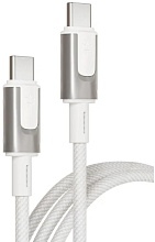 Кабель VLP Force Line Magnet USB-C-USB-C 100W, белый (1036006)