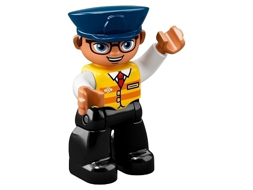 Электромеханический конструктор LEGO DUPLO 10875 Грузовой поезд