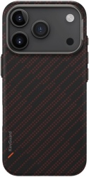 Чехол Uniq KEVA EDGE Full Kevlar Rust Magsafe для iPhone 17 Pro, бордовый (IP6.3P(2025)-KEVAEDMRORG)