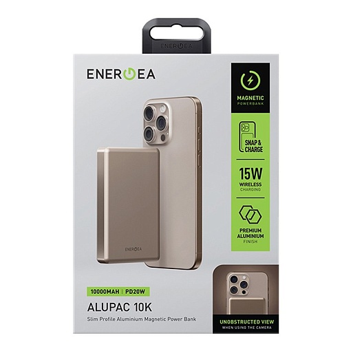 Внешний аккумулятор EnergEA  AluPac 10000 mAh MagSafe 15W