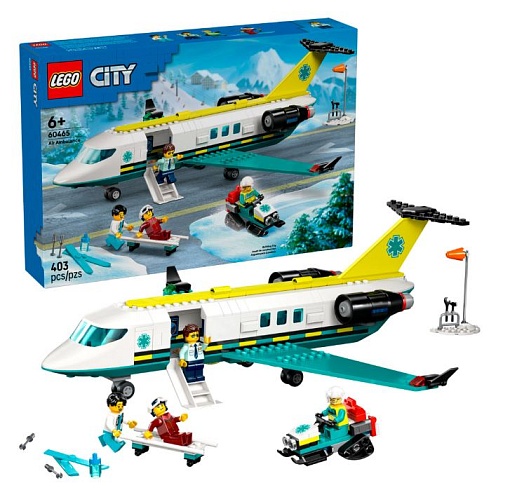 Конструктор LEGO City 60465 Самолет экстренной воздушной помощи