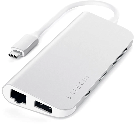Адаптер Satechi Aluminum Type-C Multimedia Adapter
