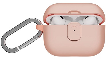 Uniq Clyde Lock case для AirPods Pro 3, Light Pink/Crepe Pink