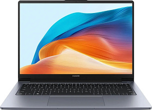 Ноутбук Huawei MateBook D 16 MCLG-X 16", 2024, IPS, Intel Core i5 13420H 2.1ГГц, 8-ядерный, 16ГБ LPDDR4x, 1ТБ SSD, Intel Iris Xe graphics, без операционной системы, серый космос (53014buy)