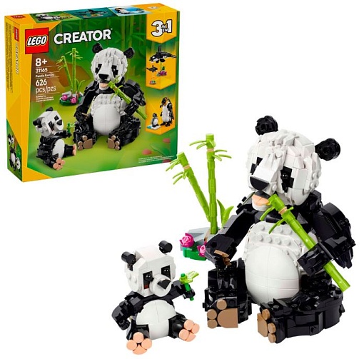 Конструктор LEGO Creator 31165 Дикие животные: семья панд
