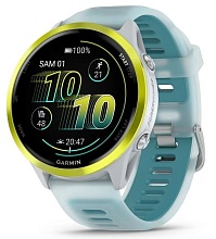 Garmin Forerunner 570 47mm, Steinweiss/Amp Yellow Aluminium (010-02971-01)