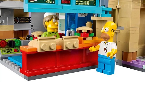 Конструктор LEGO Icons Симпсоны: Красти Бургер
