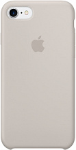 Силиконовый чехол ISA для iPhone 7 под оригинал, бежевый цвет