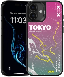 Чехол силиконовый Benks City Series с MagSafe для iPhone 16, Tokyo (C.K.QS.AP.DJ.0063)