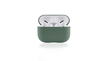 Силиконовый чехол VLP Silicone Case Soft Touch для Apple AirPods Pro 2, темно-зеленый