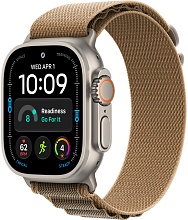 Apple Watch Ultra 4 (2026) 49mm Natural Titanium Case with Desert Alpine Loop Large