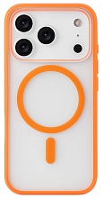 uBear Cloud Mag Case с MagSafe для iPhone 17 Pro Max (усиленный, силк-тач), оранжевый (CS582OR69PMT-I25M)
