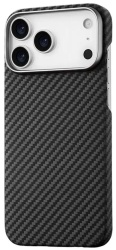 Чехол uBear Supreme Case Kevlar с Magsafe для iPhone 17 Pro Max, черный (CS602BL69PSP-I25M)