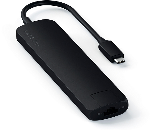 Адаптер Satechi USB-C Slim Multiport with Ethernet