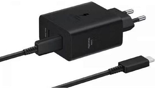 Сетевое зарядное устройство Samsung EP-T5020 50W Duo Type-C + кабель