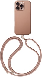 Чехол Uniq Coehl Muse с MagSafe с ремешком для iPhone 16 Pro, бежевый (IP6.3P(2024)-MUSMDNUD)