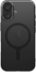 Чехол Uniq AirSuit с MagSafe для iPhone 17, прозрачный черный (IP6.3(2025)-ASMGSMK)