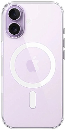 Чехол Apple Clear Case с MagSafe для iPhone 17