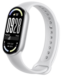 Фитнес-браслет Xiaomi Smart Band 10, серебристый (Glacier Silver)