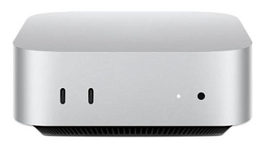 Apple Mac mini M4 (10C/10C), 24 ГБ, 256 ГБ, серебристый (Z1CF0009B)