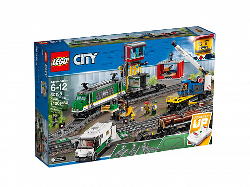 Электромеханический конструктор LEGO City 60198 Грузовой поезд