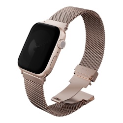 Ремешок Uniq Dante PRO Strap Mesh Steel для Apple Watch 49/46/45/44 mm, Metallic Rose (49MM-DANPMRSE)