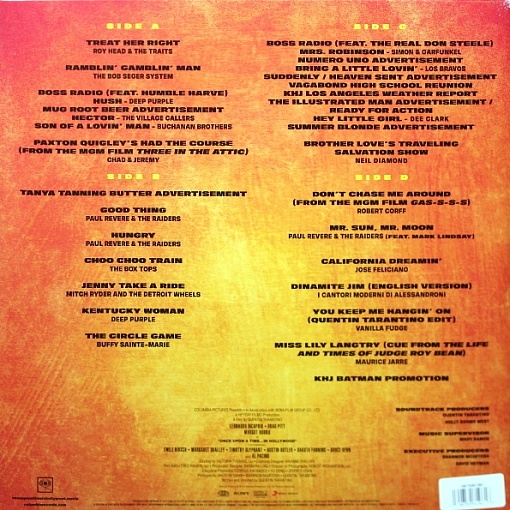 Виниловая пластинка OST - Once Upon A Time In Hollywood (Various Artists) (coloured) (0190759819616)