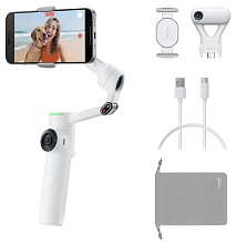Стабилизатор Insta 360 Flow 2 Pro AI Tracker Kit, белый (Summit White)