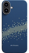 Чехол PITAKA StarPeak Tactile Woven case для iPhone 16, Milky Way Galaxy (KI1601MYG)