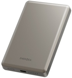 Внешний аккумулятор EnergEA Alupac Air 10000mAh MagSafe 15W, серый (Natural Titanium) AP-AIR10K-NAT