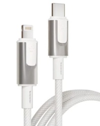 Кабель VLP Force Line Type-C - Lightning 3A PD30W 1.2m, белый (1036002)