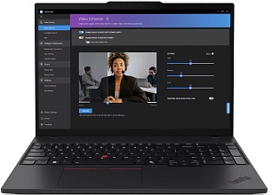 Ноутбук Lenovo ThinkPad T16 Gen 3 16" (Intel Core Ultra 7 155H, Intel Arc Graphics) 16ГБ, 1ТБ, Win 11 Home, черный (21MQS0T400)