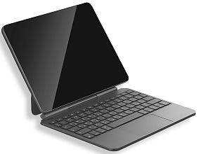 uBear FlexKey для iPad Pro 11" (M4/M5), черный (KB02BL11FK-IP24)