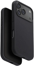 Чехол Uniq LINO с MagSafe для iPhone 17 Pro, угольный серый (IP6.3P(2025)-LINOMCGRY)