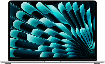 Ноутбук Apple MacBook Air 15 (M2, 8C CPU/10C GPU, 2023), 8 ГБ, 512 ГБ SSD, Silver, (серебристый) MQKT3