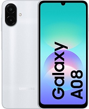 Samsung Galaxy A08 4/64ГБ, серебристый
