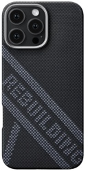 Чехол Pitaka Re-Tros Tactile Woven Case для iPhone 16 Pro Max, черный (Rebuilding)