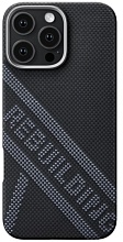 Чехол Pitaka Re-Tros Tactile Woven Case для iPhone 16 Pro Max, черный (Rebuilding)