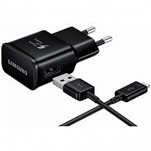 Samsung ЗУ+Type-C 2A 5V, черный цвет