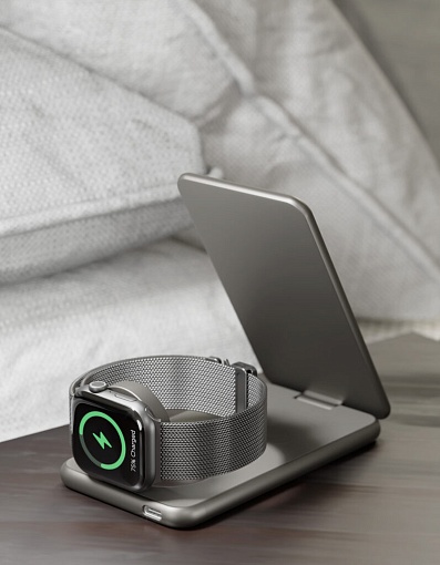 Беспроводное зарядное устройство VLP Alum Power Pro для iPhone