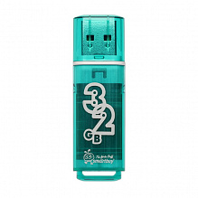 Флешка SmartBuy Glossy USB 2.0 32GB, изумрудный