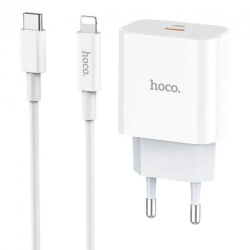 Сетевое зарядное устройство HOCO C76A PD20W, белый