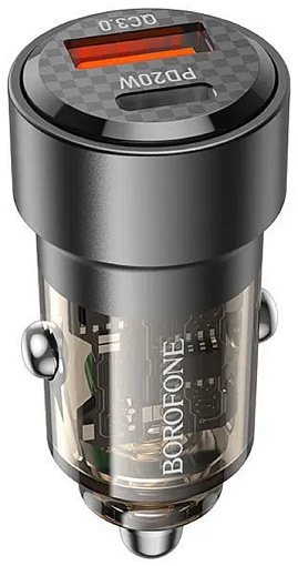 Автомобильное зарядное устройство BOROFONE BZ20 38W USB-C