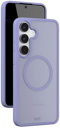 Силиконовый чехол VLP Moon Case с MagSafe для Samsung S25 FE