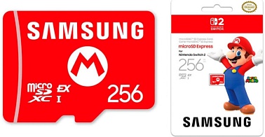 Карта памяти Samsung Express microSDXC UHS-I U3 for Nintendo Switch 2 (MB-MZ256S)