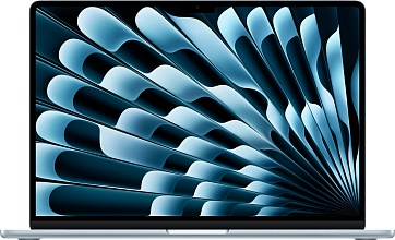 Ноутбук Apple MacBook Air 15 (M5, 10C CPU/10C GPU, 2026), 16 ГБ, 512 ГБ SSD, Sky Blue (небесно-голубой)