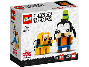 Конструктор LEGO BrickHeadz 40378 Сувенирный набор Гуфи и Плуто