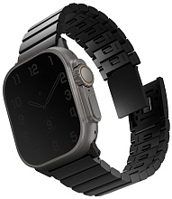 Ремешок Uniq Strova MAG Strap Link Steel для Apple Watch 42/44/45/49мм, черный