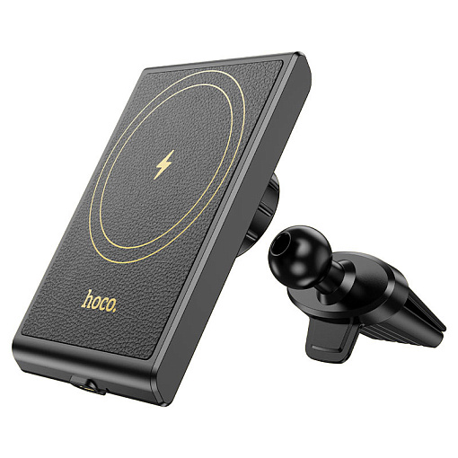 Автодержатель с беспроводной зарядкой Hoco HW19 Precious Magnetic Wireless Fast Charging Car Holder 15W
